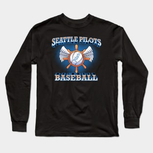 Seattle Pilots Baseball Long Sleeve T-Shirt